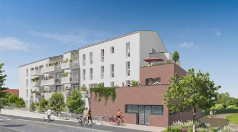 Programme immobilier neuf Les Jardins des Mauges - Cholet : appartements neufs du 2 au 4 pièces proche gare et centre-ville (49300) - Référence : 15397