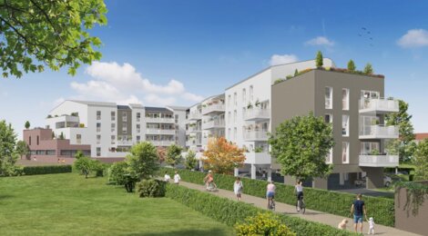 Programme immobilier neuf Les Jardins des Mauges - Cholet : appartements neufs du 2 au 4 pièces proche gare et centre-ville (49300) - Référence : 15397