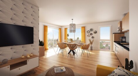 Programme immobilier neuf ORGANZA - Cholet, résidence neuve à 15 min du centre-ville et de ses commerces (49300) - Référence : 15976