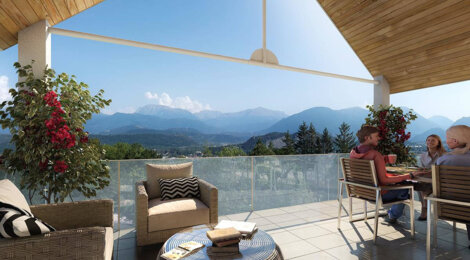 Programme immobilier neuf Le Bocage de Joanny -  Claix : appartements neufs à 10 min de Grenoble avec vue sur le Vercors (38640) - Référence : 14849