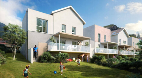 Programme immobilier neuf Le Bocage de Joanny -  Claix : appartements neufs à 10 min de Grenoble avec vue sur le Vercors (38640) - Référence : 14849