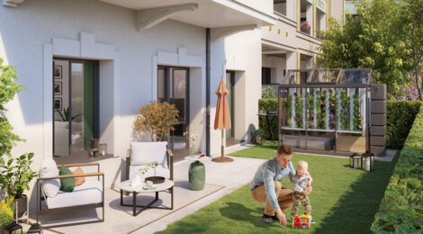 Programme immobilier neuf Clam'art - Clamart : 55 appartements neufs du studio au 5 pièces à 6 km de Paris (92140) - Référence : 10823