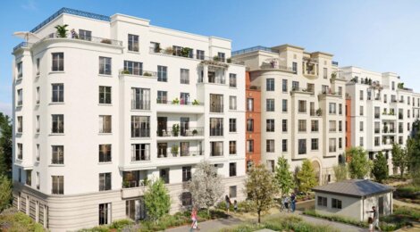 Programme immobilier neuf L'Égérie - Clamart : appartements neufs du studio au T5 à 300 m du tramway T6 Pavé Blanc (92140) - Référence : 15919