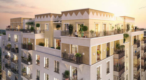 Programme immobilier neuf L'Orfèvre - Clamart : Appartements studio–T6 avec terrasses, jardins privatifs et proximité Grand Canal (92140) - Référence : 18024