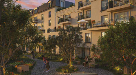 Programme immobilier neuf LUTECIA - Clamart : Appartements T2–T5 avec terrasses, parking sécurisé et proximité arrêt T6 Soleil Levant (92140) - Référence : 14767
