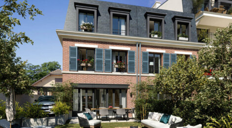 Programme immobilier neuf La Boisserie - Clamart : maisons et appartements neufs du 2 au 5 pièces à 500m du tramway T6 (92140) - Référence : 15312