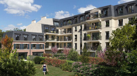 Programme immobilier neuf La Boisserie - Clamart : maisons et appartements neufs du 2 au 5 pièces à 500m du tramway T6 (92140) - Référence : 15312