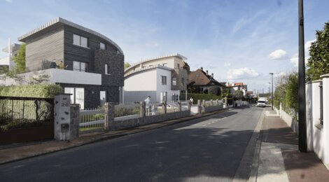 Programme immobilier neuf Le Quatuor - Clamart : maisons neuves de 5 pièces à 10 min du centre-ville (92140) - Référence : 15327