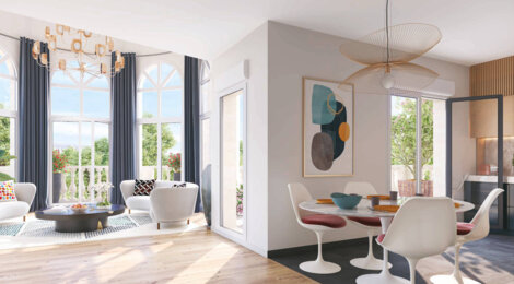 Programme immobilier neuf Panorama Beaurivage - Les Naïades - Clamart résidence arborée près du tramway T6 (92140) - Référence : 17431