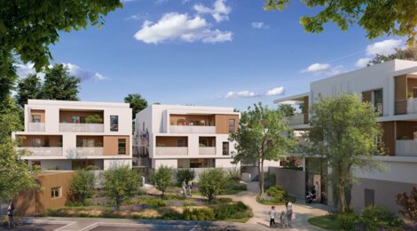 Programme immobilier neuf LE SWING - Clapiers : appartements neufs du 2 au 5 pièces en éco-quartier Castellet (34830) - Référence : 8288