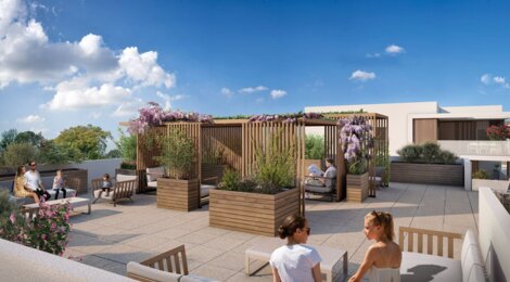 Programme immobilier neuf LE SWING - Clapiers : appartements neufs du 2 au 5 pièces en éco-quartier Castellet (34830) - Référence : 8288