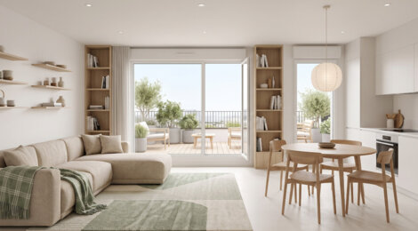 Programme immobilier neuf FAVORI - Clayes-sous-Bois : appartements neufs du studio au 4 pièces proche du futur métro 18 (78340) - Référence : 14957