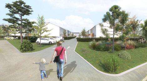 Programme immobilier neuf LE CLOS DES OLIVIERS - Cléon maisons neuves  proche du lac Patin (76410) - Référence : 12909