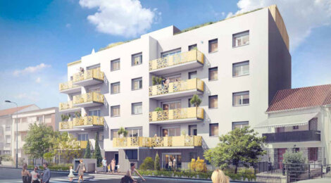 Programme immobilier neuf LES JARDINS DE MUSSET - Clermont-Ferrand : appartements neufs contemporains près de la gare (63000) - Référence : 12026