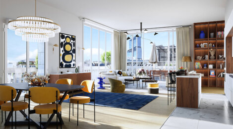 Programme immobilier neuf CARRÉ MARTRE - Clichy  aux portes de Paris en ligne 14 (92110) - Référence : 16213