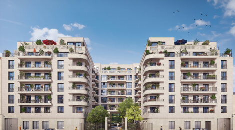 Programme immobilier neuf CARRÉ MARTRE - Clichy  aux portes de Paris en ligne 14 (92110) - Référence : 16213
