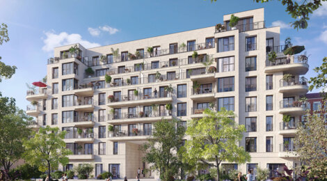 Programme immobilier neuf CARRÉ MARTRE - Clichy  aux portes de Paris en ligne 14 (92110) - Référence : 16213