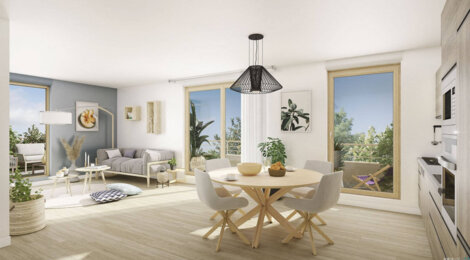 Programme immobilier neuf NOEME - Clichy-sous-Bois : appartements neufs du studio au 5 pièces proche T4 et métro 16 (93390) - Référence : 17331
