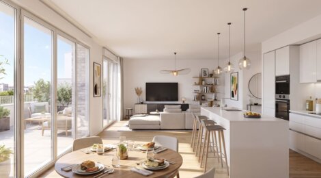 Programme immobilier neuf Ellipsée - Clichy-sous-Bois : appartements neufs studio à 5 pièces proches du tramway T4 et de la ligne 16 (93390) - Référence : 16013