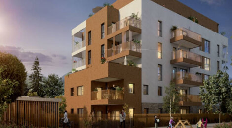 Programme immobilier neuf ICONIC - Cluses : Appartements T2–T4 avec balcons, terrasses et aire de jeux proche du centre-ville (74300) - Référence : 14181
