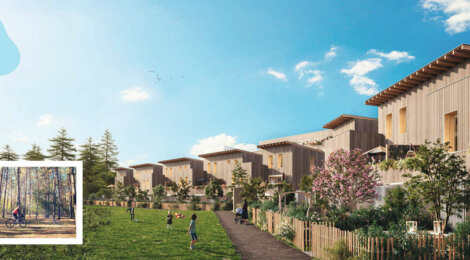 Programme immobilier neuf LES DEMEURES DE GAÏA - Cognin : appartements neufs du 2 au 5 pièces en écoquartier Villeneuve (73160) - Référence : 15122