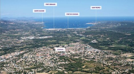 Programme immobilier neuf ENSOLEILLA - DOMAINE PRIVE - Cogolin : appartements neufs du 2 au 4 pièces à 15 min du centre historique (83310) - Référence : 17330