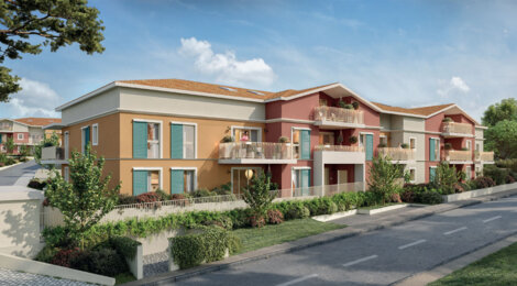 Programme immobilier neuf Soléa - Cogolin proche centre-ville à pied dans le Golfe de Saint-Tropez (83310) - Référence : 17114