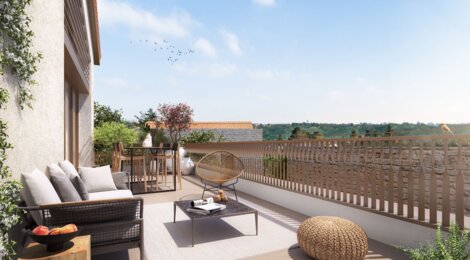 Programme immobilier neuf Les Comptines - Collonges-au-Mont-d'Or : appartements neufs T2–T5 à 5 min de la Mairie (69660) - Référence : 15909