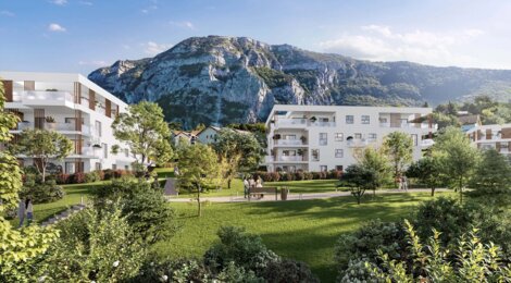 Programme immobilier neuf DOMAINE LUMIRAMA - Collonges-sous-Salève : appartements neufs T2–T4 avec vues sur le lac Léman (74160) - Référence : 17069