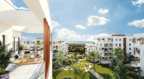 Programme immobilier neuf DOMAINE LUMIRAMA - Collonges-sous-Salève : appartements neufs T2–T4 avec vues sur le lac Léman (74160) - Référence : 17069