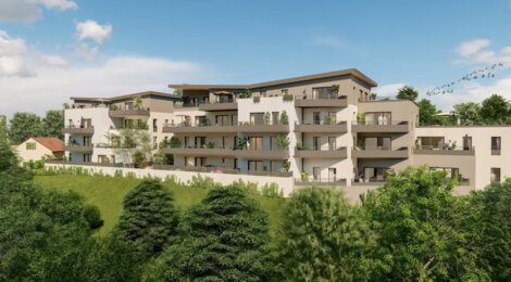 Programme immobilier neuf DOMAINE LUMIRAMA - Collonges-sous-Salève : appartements neufs T2–T4 avec vues sur le lac Léman (74160) - Référence : 17069