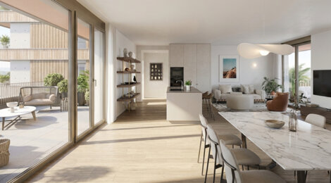 Programme immobilier neuf Les jardins République - Colmar à 8 min à pied du centre et de la gare de Colmar (68000) - Référence : 14004