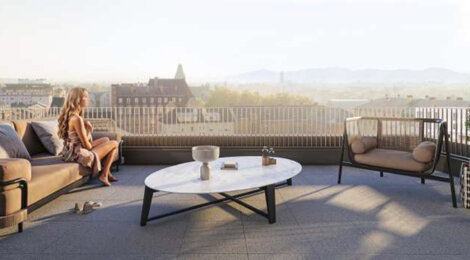 Programme immobilier neuf Les jardins République - Colmar à 8 min à pied du centre et de la gare de Colmar (68000) - Référence : 14004