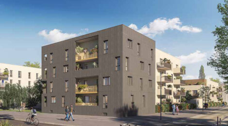 Programme immobilier neuf NOVA - Colombelles : appartements neufs du 2 au 4 pièces en ZAC Jean Jaurès (14460) - Référence : 14471