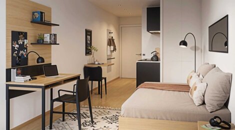 Programme immobilier neuf OPUS - Colombes à résidence étudiante à deux pas du tramway ligne 2 (92700) - Référence : 16602