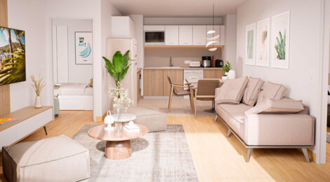 Programme immobilier neuf ELEGANCE - Colombes appartements avec terrasse proche tramway T2 (92700) - Référence : 17499