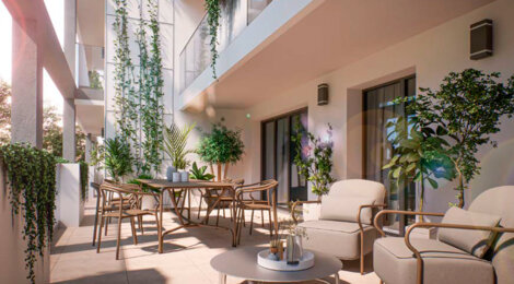 Programme immobilier neuf ELEGANCE - Colombes appartements avec terrasse proche tramway T2 (92700) - Référence : 17499