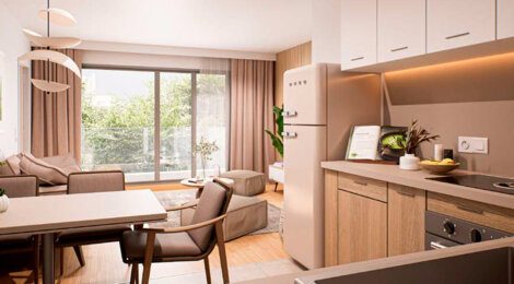 Programme immobilier neuf ELEGANCE - Colombes appartements avec terrasse proche tramway T2 (92700) - Référence : 17499