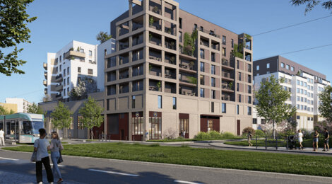 Programme immobilier neuf Carré Caillebotte - Colombes appartements neufs au pied du futur tram T1 (92700) - Référence : 17611