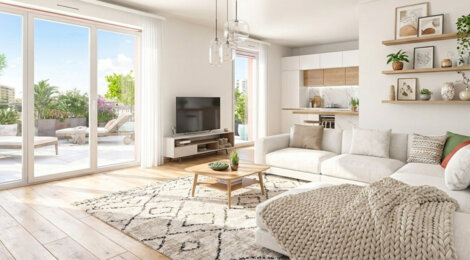 Programme immobilier neuf Carré Caillebotte - Colombes appartements neufs au pied du futur tram T1 (92700) - Référence : 17611