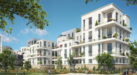 Programme immobilier neuf OVATION MAGELLAN - Colombes : appartements studios-T5 duplex avec parc paysagé en bord de Seine (92700) - Référence : 14184