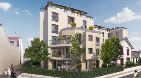 Programme immobilier neuf Villa Gabrielle - Colombes proche à pied du tramway T2 et des quais de Seine (92700) - Référence : 16604