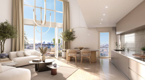 Programme immobilier neuf Rooftop 2 - Colombes proche du tram T2 et du futur T1 vers La Défense (92700) - Référence : 16324