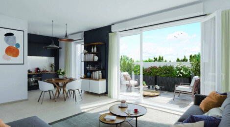 Programme immobilier neuf Les Terrasses du Comminges - Colomiers quartier en mutation à deux pas de la gare (31770) - Référence : 14789