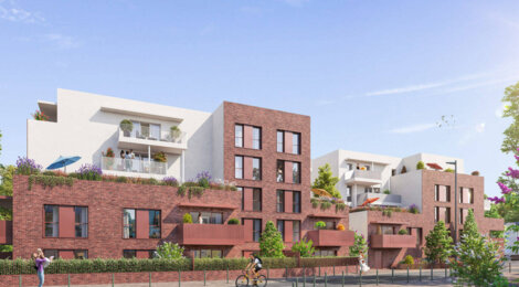 Programme immobilier neuf Les Terrasses du Comminges - Colomiers quartier en mutation à deux pas de la gare (31770) - Référence : 14789