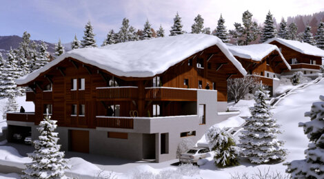 Programme immobilier neuf PREMIERES LOGES - Combloux : Appartements studio–T5 avec vue sur le Mont-Blanc et terrasses à deux pas de la navette (74920) - Référence : 4015