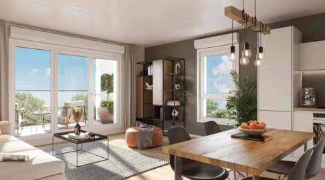 Programme immobilier neuf HAMEAU DE JOSEPHINE - Combourg : appartements neufs du 2 au 4 pièces en quartier Saint-Joseph (35270) - Référence : 15243