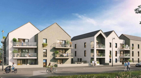 Programme immobilier neuf HAMEAU DE JOSEPHINE - Combourg : appartements neufs du 2 au 4 pièces en quartier Saint-Joseph (35270) - Référence : 15243