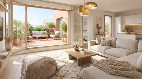 Programme immobilier neuf LE CLOS D'ARTHELIE - Combs-la-Ville quartier Galilée à proximité des commerces (77380) - Référence : 16298