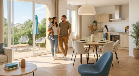 Programme immobilier neuf COTE JARDIN - Concarneau hypercentre face au jardin de la gare (29900) - Référence : 13294